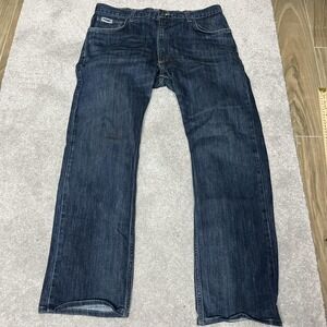 Tyndale FRC Jeans Mens 35x34 Blue FR Workwear Made In USA NFPA 2112 CAT2